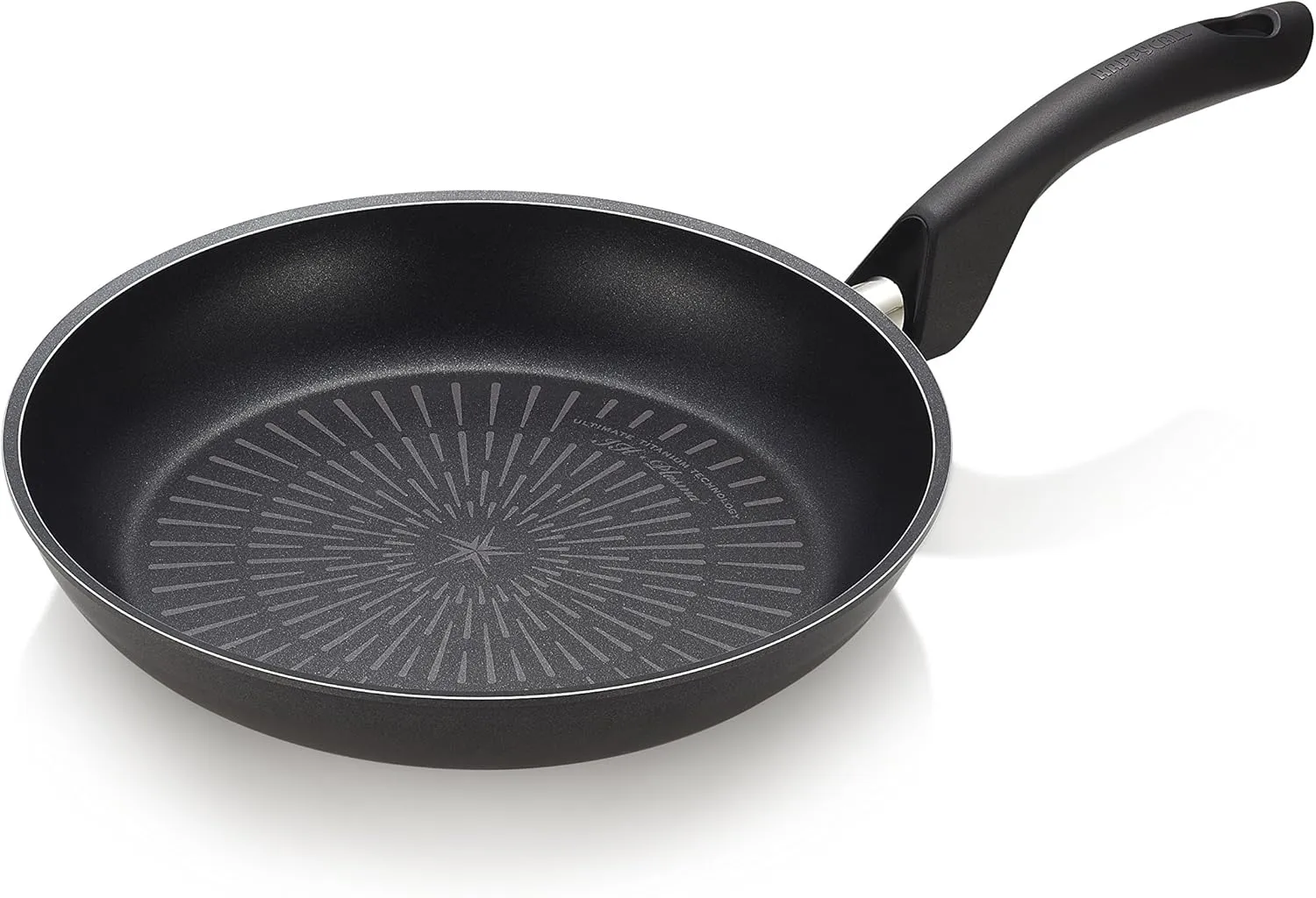 Happycall Induction Titanium Nonstick Frying Pan, Grey, PFOA-free, Skillet, Dishwasher Safe (11inch)