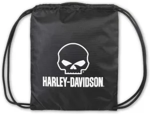 Harley-Davidson Willie G Skull Logo Rugged Polyester Quick-Draw Backpack - Black