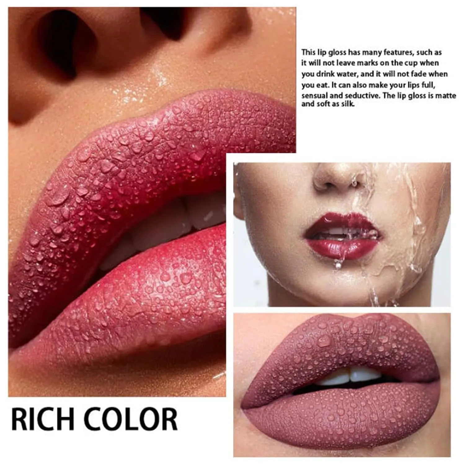 Havenlyn Everlasting Liquid Lipstick Matte Set Of 6 - Moisturizing Lip Gloss Kit (Color B)
