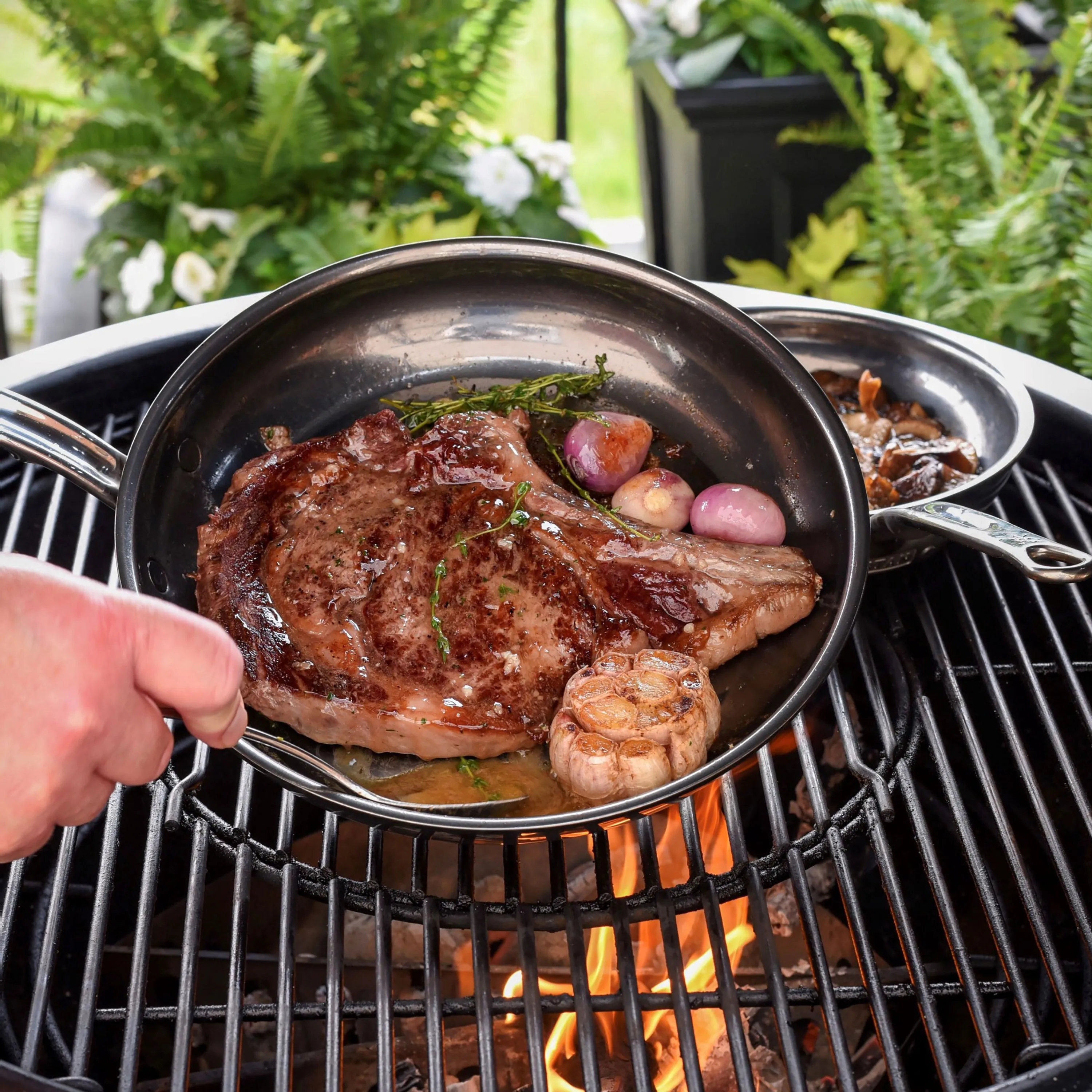 Hestan NanoBond 12.5" Titanium Stainless Steel Skillet