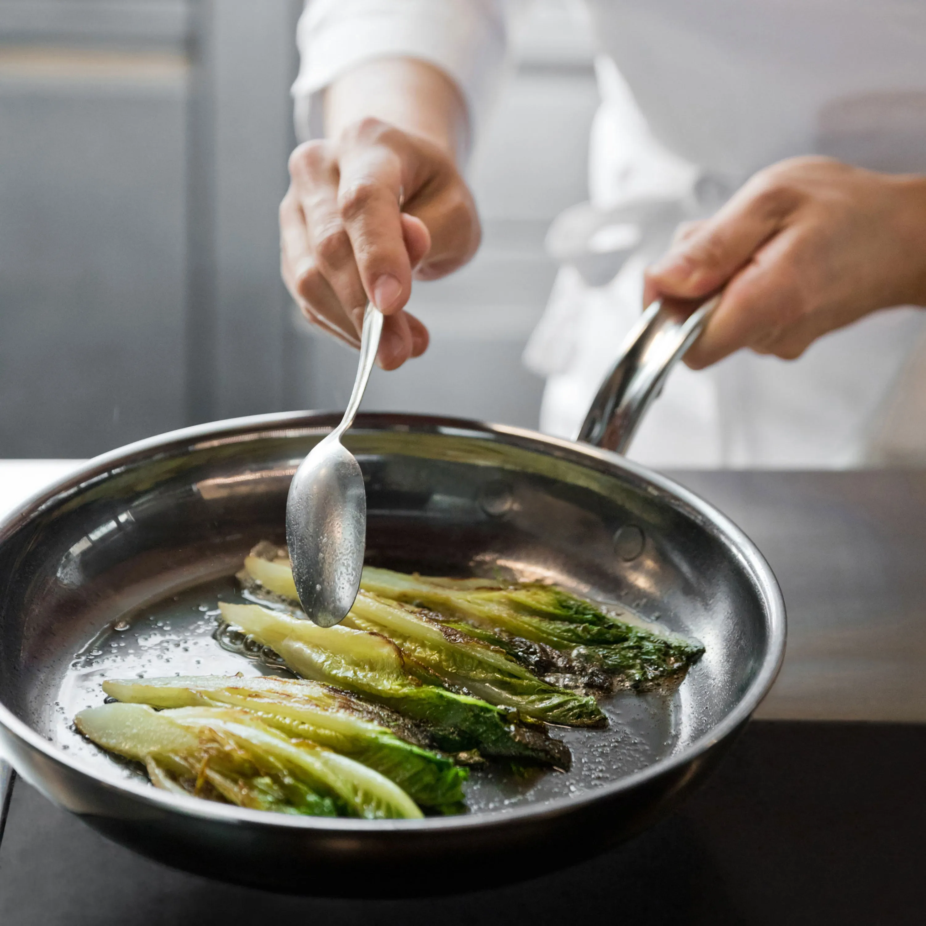 Hestan NanoBond 12.5" Titanium Stainless Steel Skillet