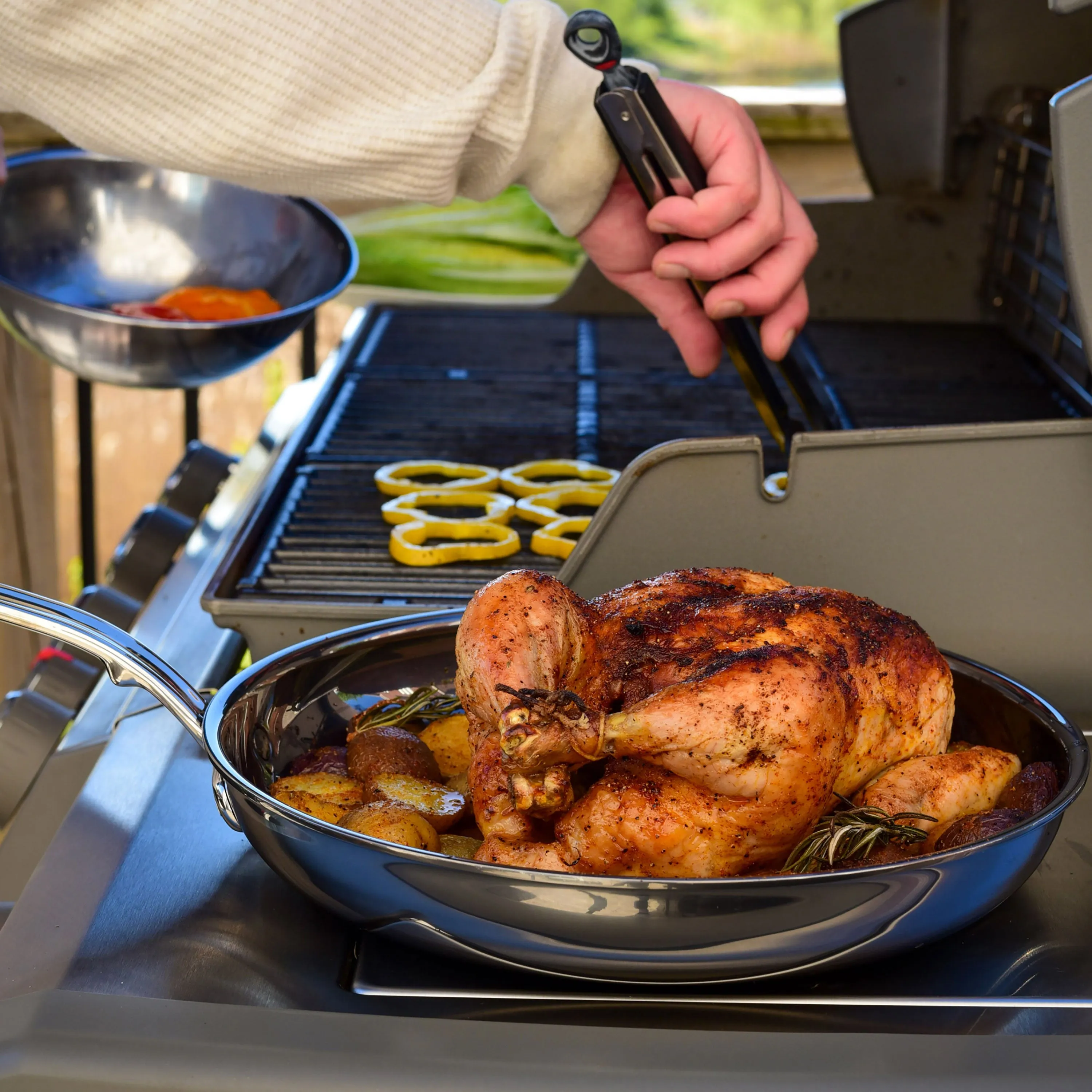 Hestan NanoBond 12.5" Titanium Stainless Steel Skillet