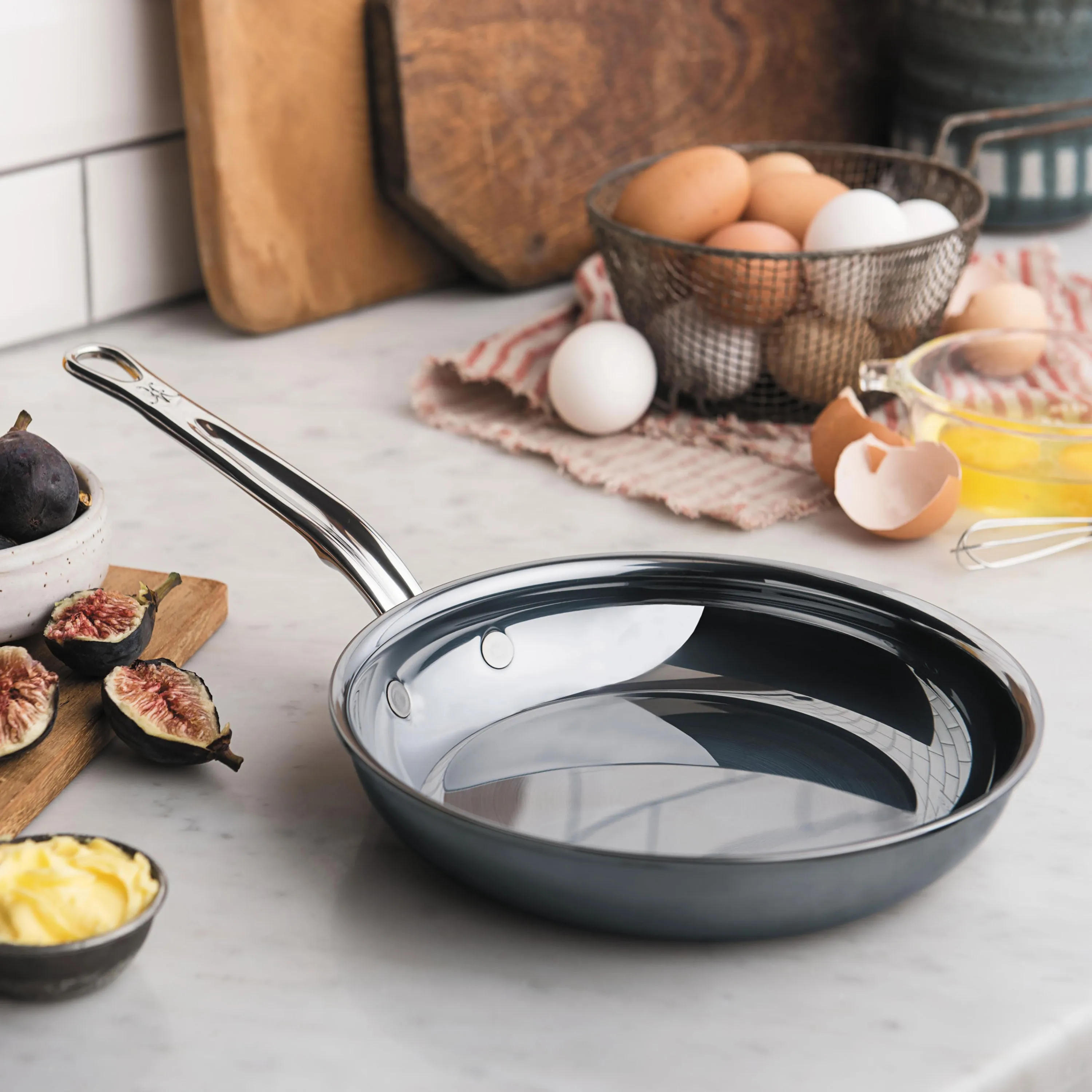 Hestan NanoBond 8.5" Titanium Stainless Steel Skillet
