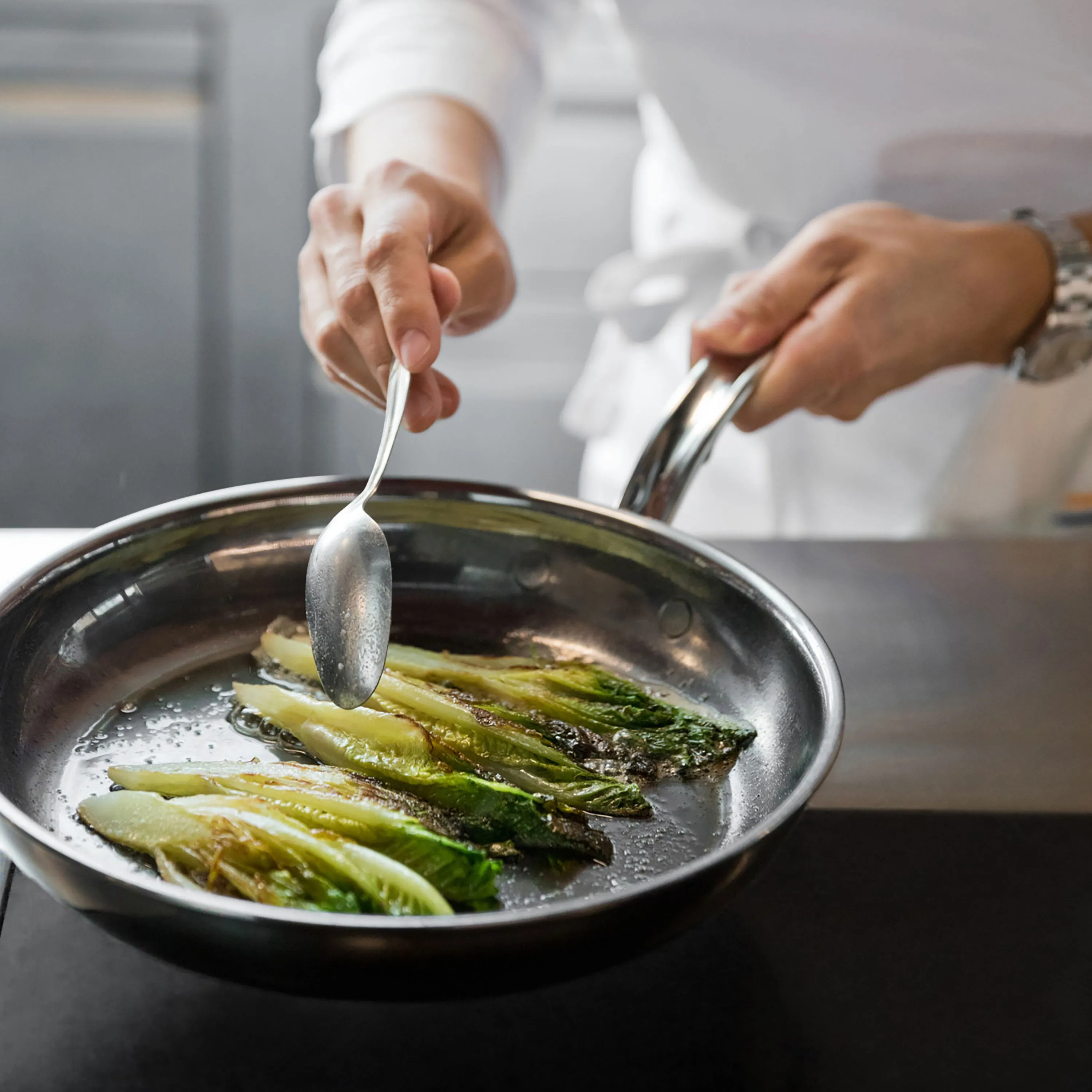 Hestan NanoBond 8.5" Titanium Stainless Steel Skillet