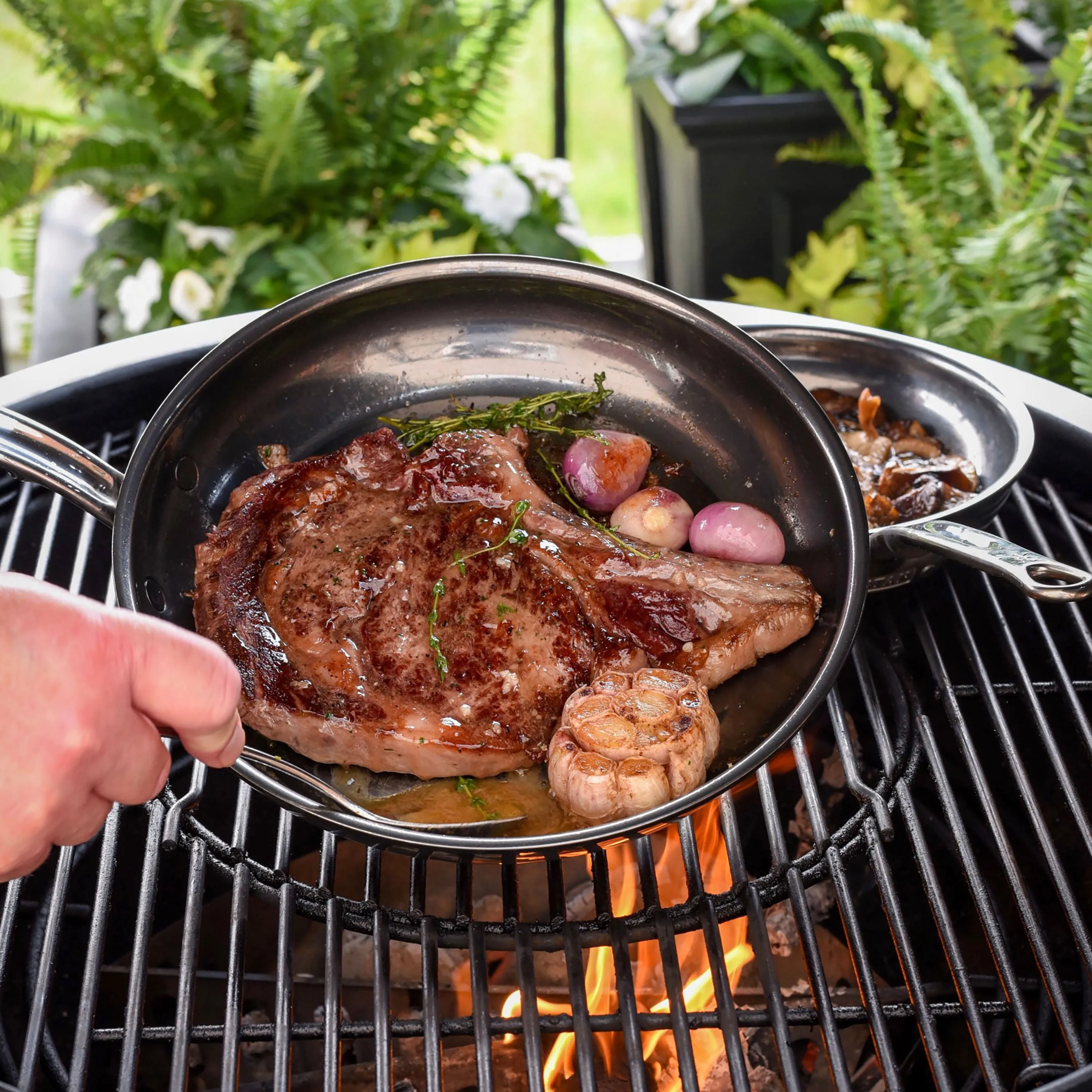 Hestan NanoBond 8.5" Titanium Stainless Steel Skillet