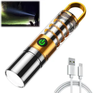 High Power Flashlights, 100000 High Lumen Rechargeable LED Flashlights, 6 Modes, Waterproof and Powerful Flashlights, Suitable for Family Camping and Hiking