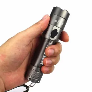 High Quality   5000LM XM-L T6 LED Tactical Zoomable Flashlight Torch Light Lamp 18650   Charger