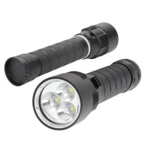 High Quality Waterproof 8000LM LED Flashlight Torch Zoomable Lamp Light  2x Rechargeable 18650 Battery Charger