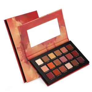 Highly Pigmented Eyeshadow Palette , 18 Colors Matte Shimmer Glitter Metallic Eyeshadow Palette Water proof Blendable Long Lasting Natural Colors Make Up Eyeshadow Cosmetics Gift Kit-Great for Travel