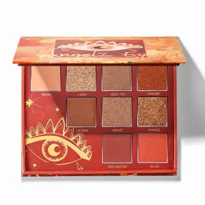 Highly Pigmented Eyeshadow Palette , 9 Colors Matte Shimmer Glitter Metallic Eyeshadow Palette Waterproof Blendable Long Lasting Natural Colors Make Up Eye Shadows Cosmetics Gift Kit-Great for Travel (9 COLORS)