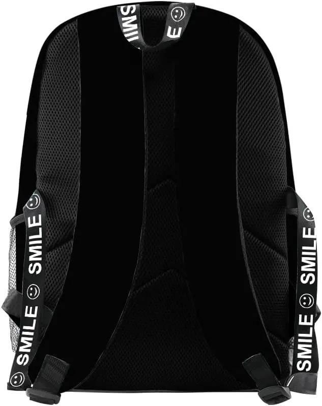 Hollow Knight Merch Women Men Multipurpose Bag Cosplay Backpack Casual Fashion Daypack (Black-Backpack)
