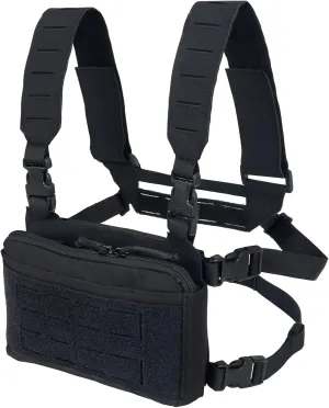 IDOGEAR Tactical Chest Bag with Insert 5.56/7.62 Mag Pouch Recon Kit Kangaroo Chest Bag Utility Laser-cut MOLLE Admin Pouch