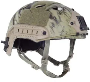 Impax Extreme Bump Helmet by DLP Tactical - Lightweight Non-Ballistic Helmet with ARC Rails, NVG Mount, Accessory Kit - MICH ACH Style - CE Rated