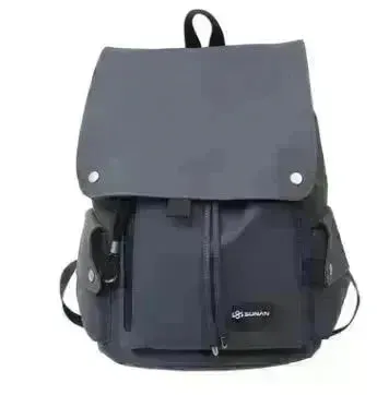 Ins Backpack Waterproof Large-Capacity School Bags Large-Cover Student Schoolbag