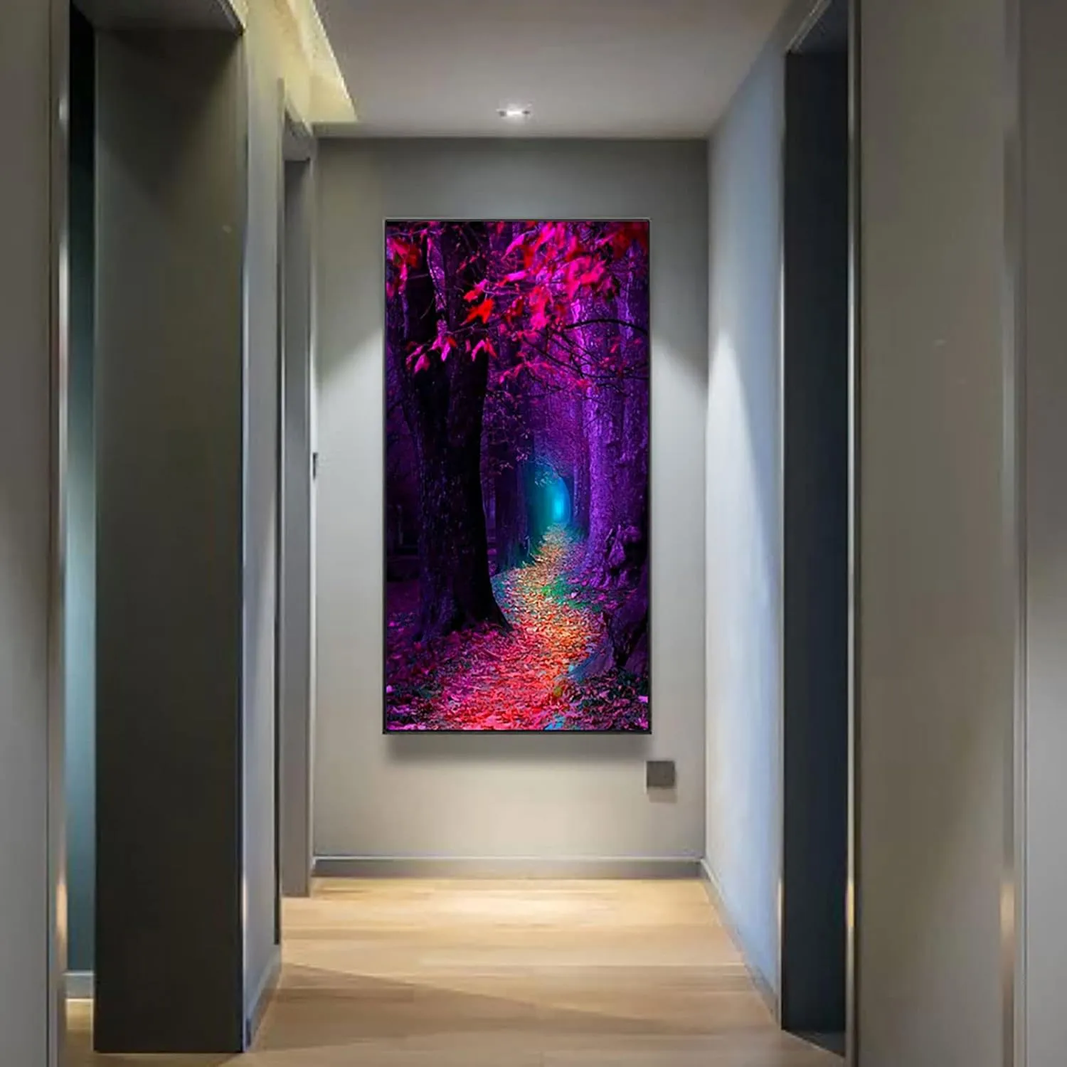Instarry 5D Diamond Painting Kits for Adults Large Size Full Drill Forest Trail Rhinestones Cross Stitch Living Room Decor Art Set 47.2x23.6 inch