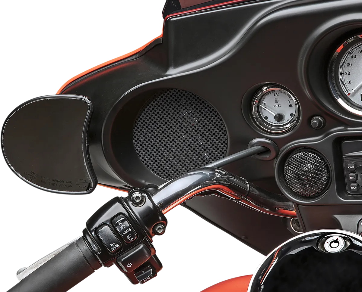 J&M ROKKER XRP 6.58in. Fairing Speaker Kit with Hi-Output PEI Tweeter HC13-6582TW-XRP