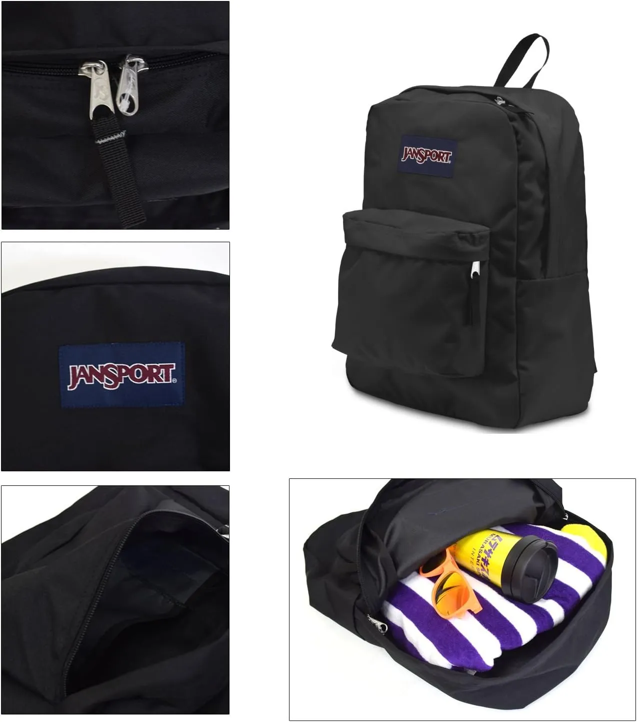 JANSPORT SuperBreak Backpack, Black