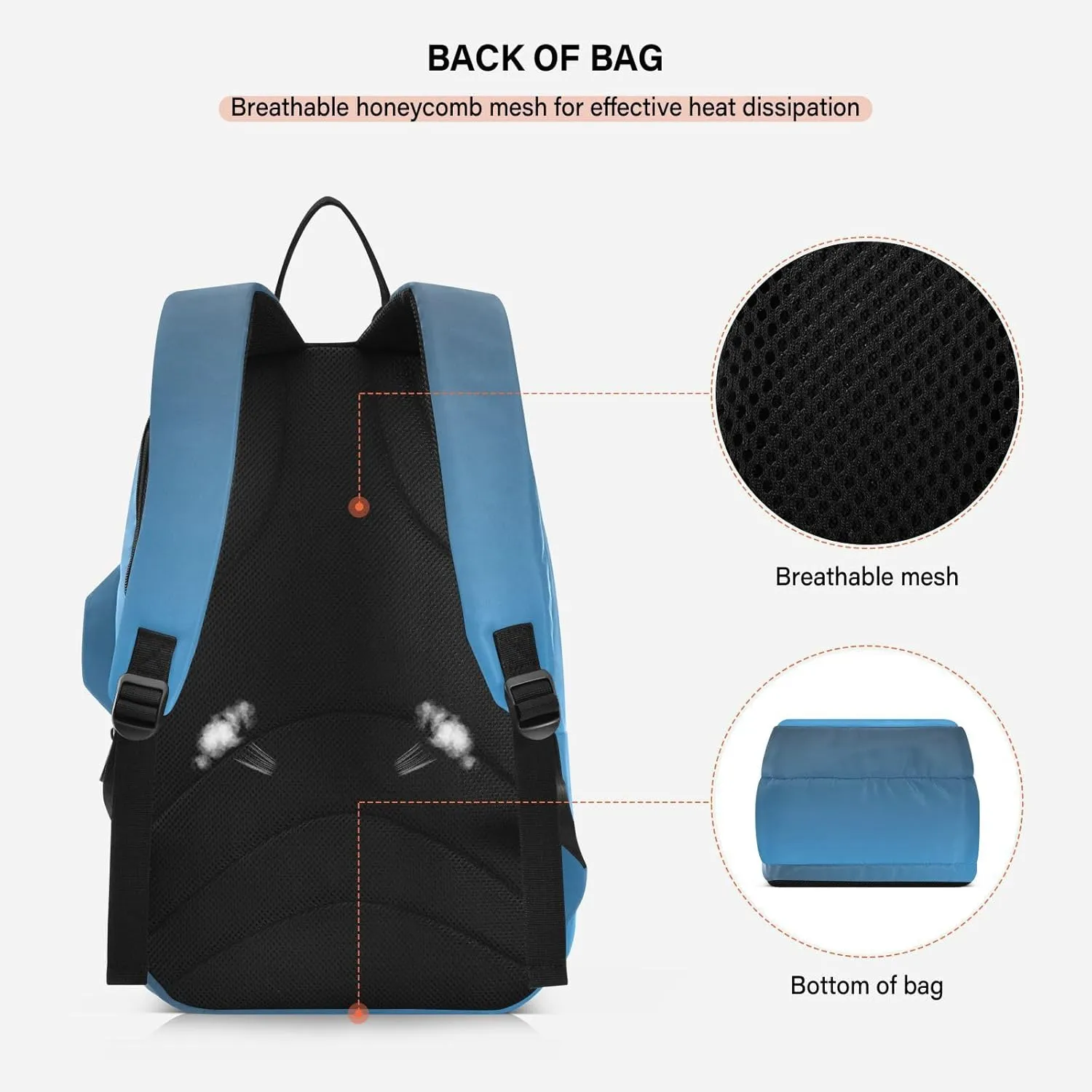 Joko Ivery Gradient Tennis Bag Backpack Tennis Bags Pickleball Bag Fits Badminton Paddles Backpack Tennis Racket Bag