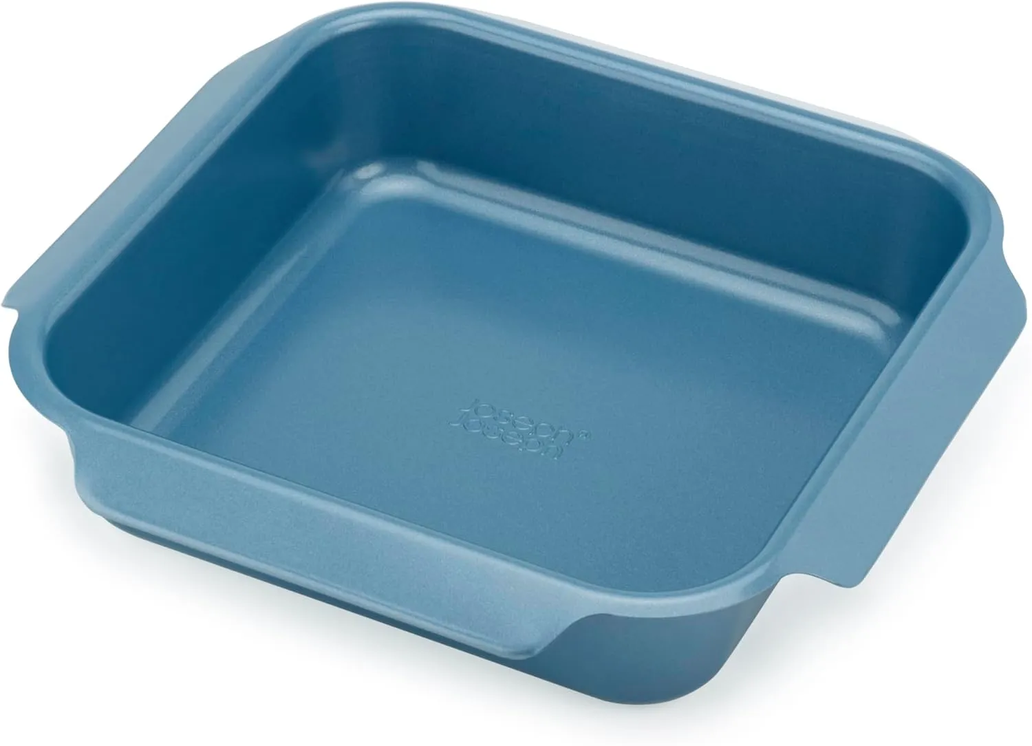 Joseph Joseph Nest Bakeware and Roasting Pan, Carbon Steel Baking Pan with Non-Stick Coating, Easy-Pull Handles, Organized Kitchen Storage, Medium, Blue