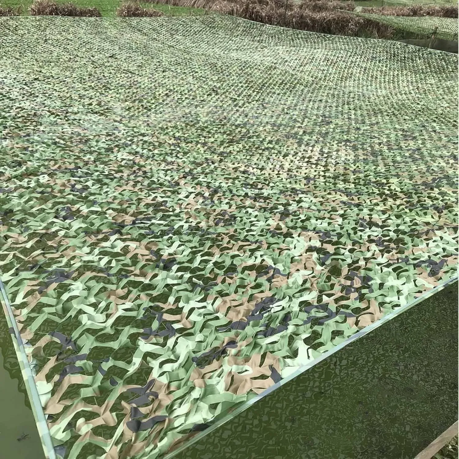 Jungle Camo Net,Woodland Camouflage Netting,Gardens Sunblock Shade Net,Quick Dry/Anti-Aging Mesh Tarp,for Hunting Sunshade,Party Decoration,Car Cover,3x9m(10 * 29.5ft)