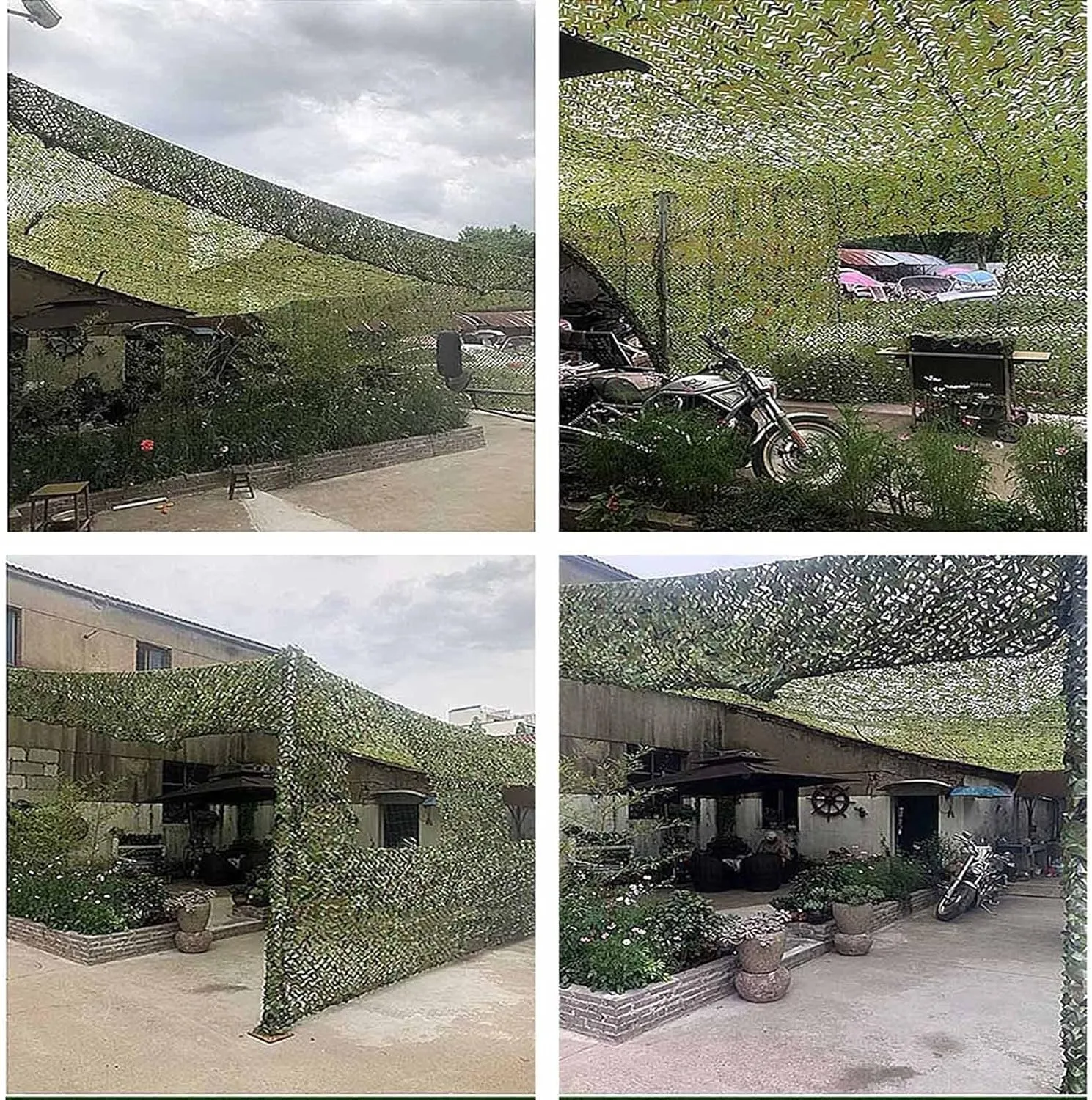 Jungle Camo Net,Woodland Camouflage Netting,Gardens Sunblock Shade Net,Quick Dry/Anti-Aging Mesh Tarp,for Hunting Sunshade,Party Decoration,Car Cover,3x9m(10 * 29.5ft)