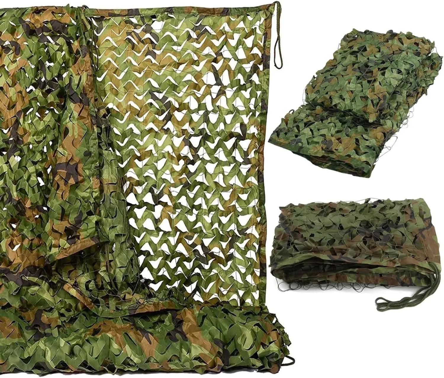 Jungle Camo Net,Woodland Camouflage Netting,Gardens Sunblock Shade Net,Quick Dry/Anti-Aging Mesh Tarp,for Hunting Sunshade,Party Decoration,Car Cover,3x9m(10 * 29.5ft)