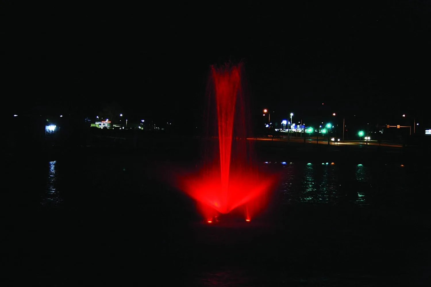 Kasco RGB LED Lighting 6 Fixtures for 2-3 HP Units – Runs on 24V DC at 5W per Fixture | 3 Rhythmic Sequencing Patterns with 100 ft Power Cord | RGB Fountain Decor Lights (Fountain NOT Included)