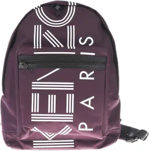 Kenzo - MEN’S BACKPACK F865SF213F24 BORDEAUX LARGE BACKPACK LOGO U