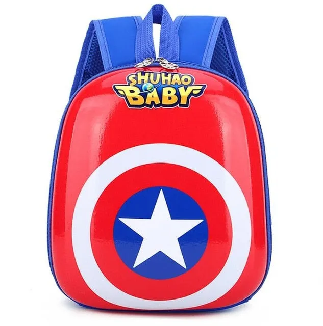 Kids Cartoon Hard Shell Backpack