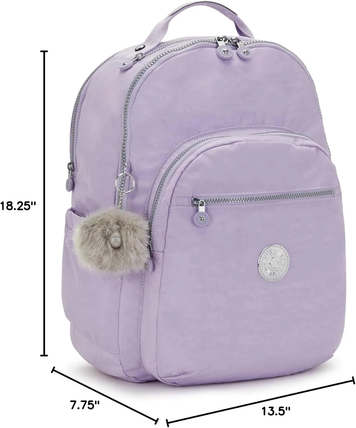 Kipling Seoul Extra Large 17" Laptop Backpack Bridal Lavender