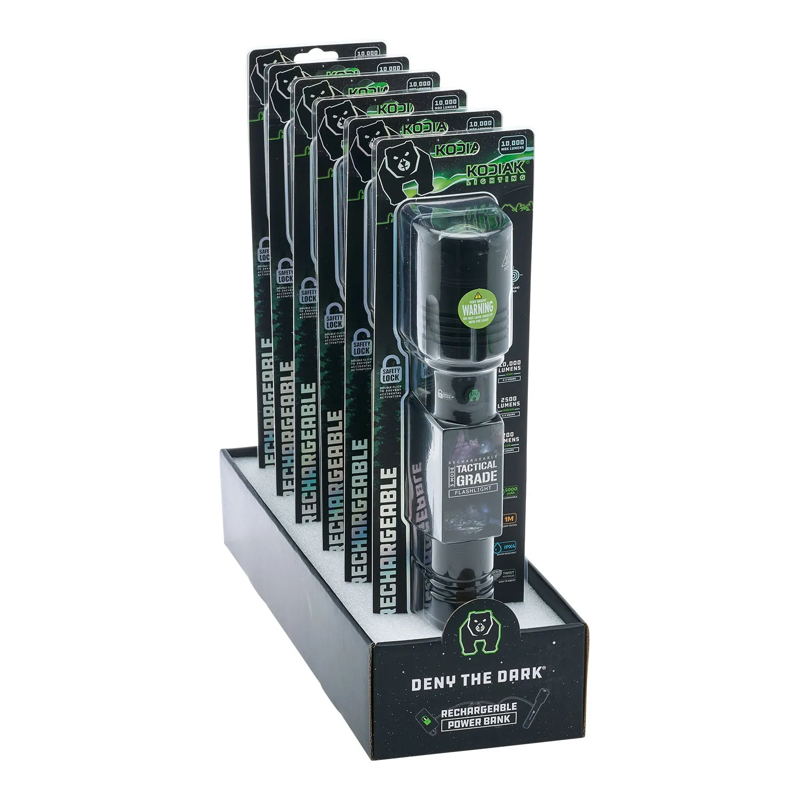 Kodiak® Kiran® 10,000 Lumen Tactical Flashlight