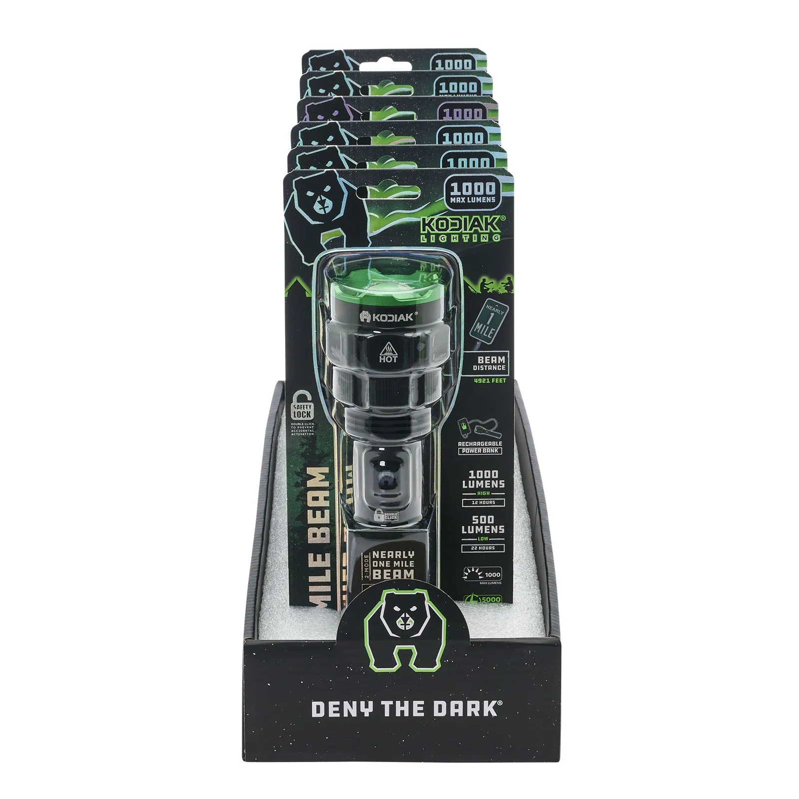 Kodiak® Nearly 1 Mile Beam Tactical Flashlight