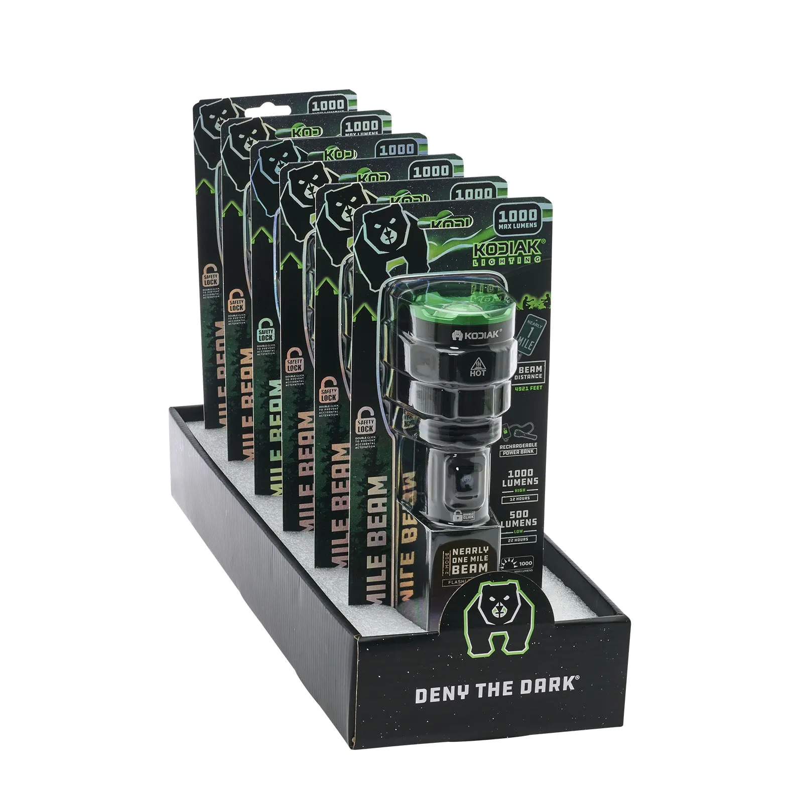 Kodiak® Nearly 1 Mile Beam Tactical Flashlight