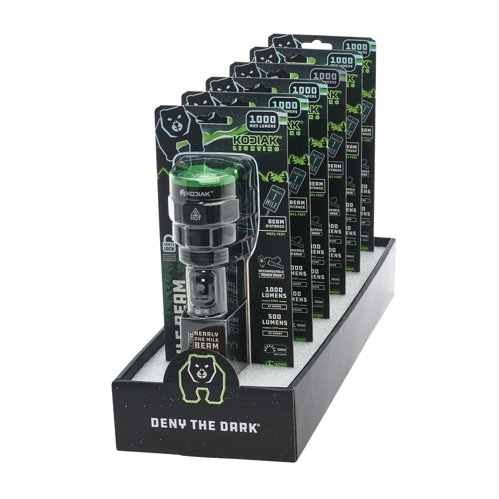 Kodiak® Nearly 1 Mile Beam Tactical Flashlight