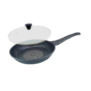 KOMAN Non-Stick Titanium Coating Frying Pan 26cm   Glass Lid