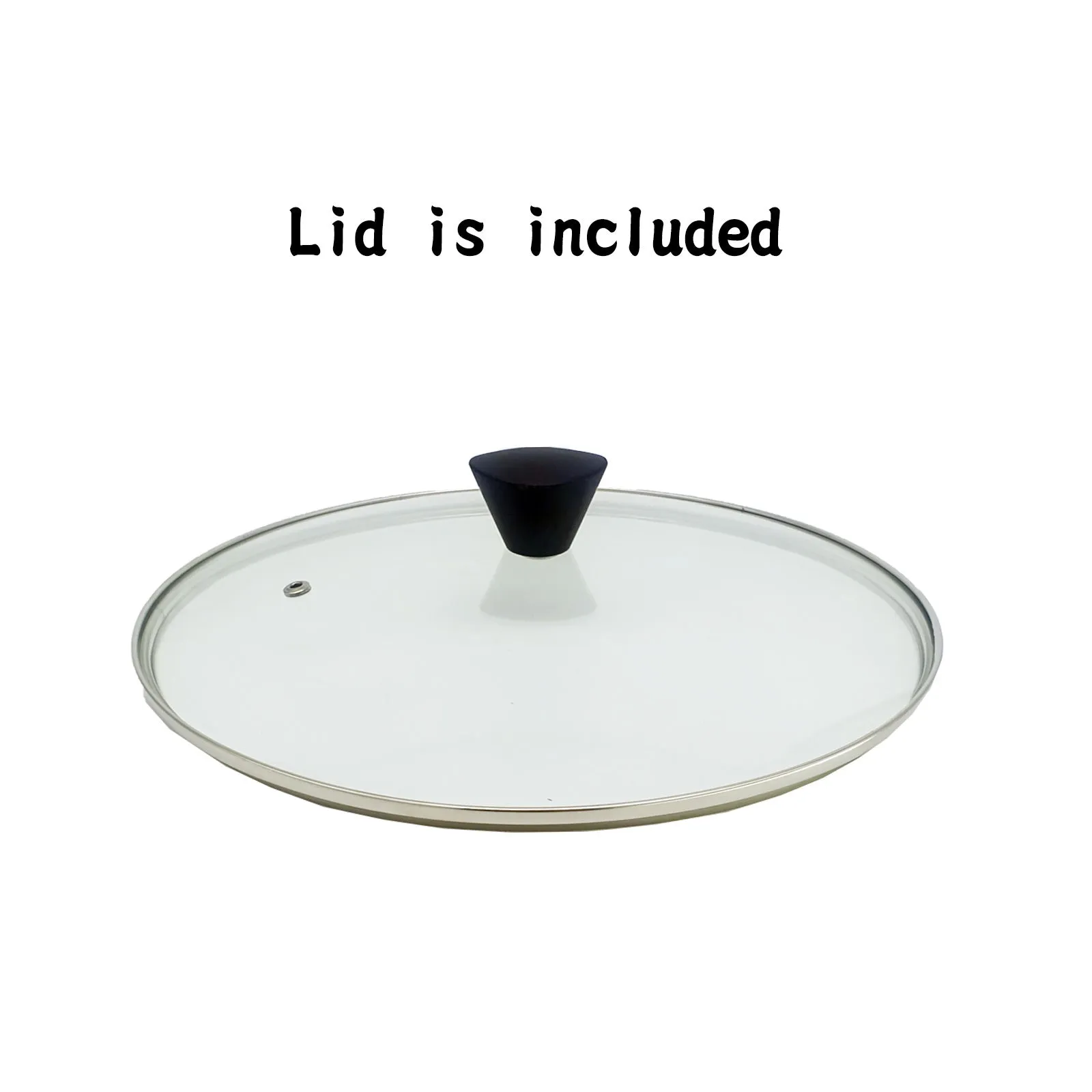 KOMAN Non-Stick Titanium Coating Wok Pan 26cm   Glass Lid