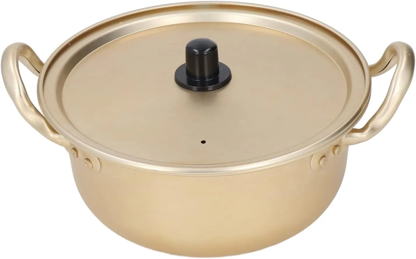Korean Ramen Pot Lightweight Stackable Aluminum Cooking Pot for Camping Hiking Home Use