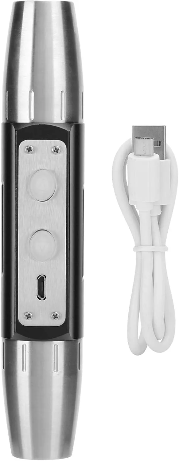 koulate Jade Appraisal Light Detector Lamp, Super Bright DX6 USB Rechargeable Quad LEDs Expert Jade Appraisal Flashlight for Jewelry Appraisal Gemstones Diamond