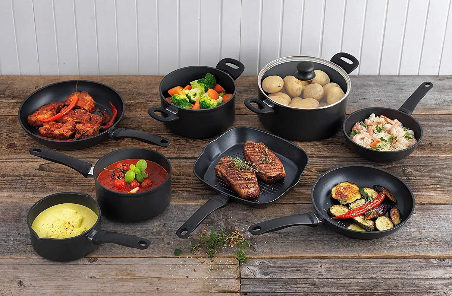 Kuhn Rikon Easy Induction Non Stick Aluminium Frying Pan with Bakelite Handle 20cm. Nonstick Frying Pan Induction Safe Pan. Oven Safe and Dishwasher Safe. Lifetime Kuhn Rikon Cookware Guarantee. Black