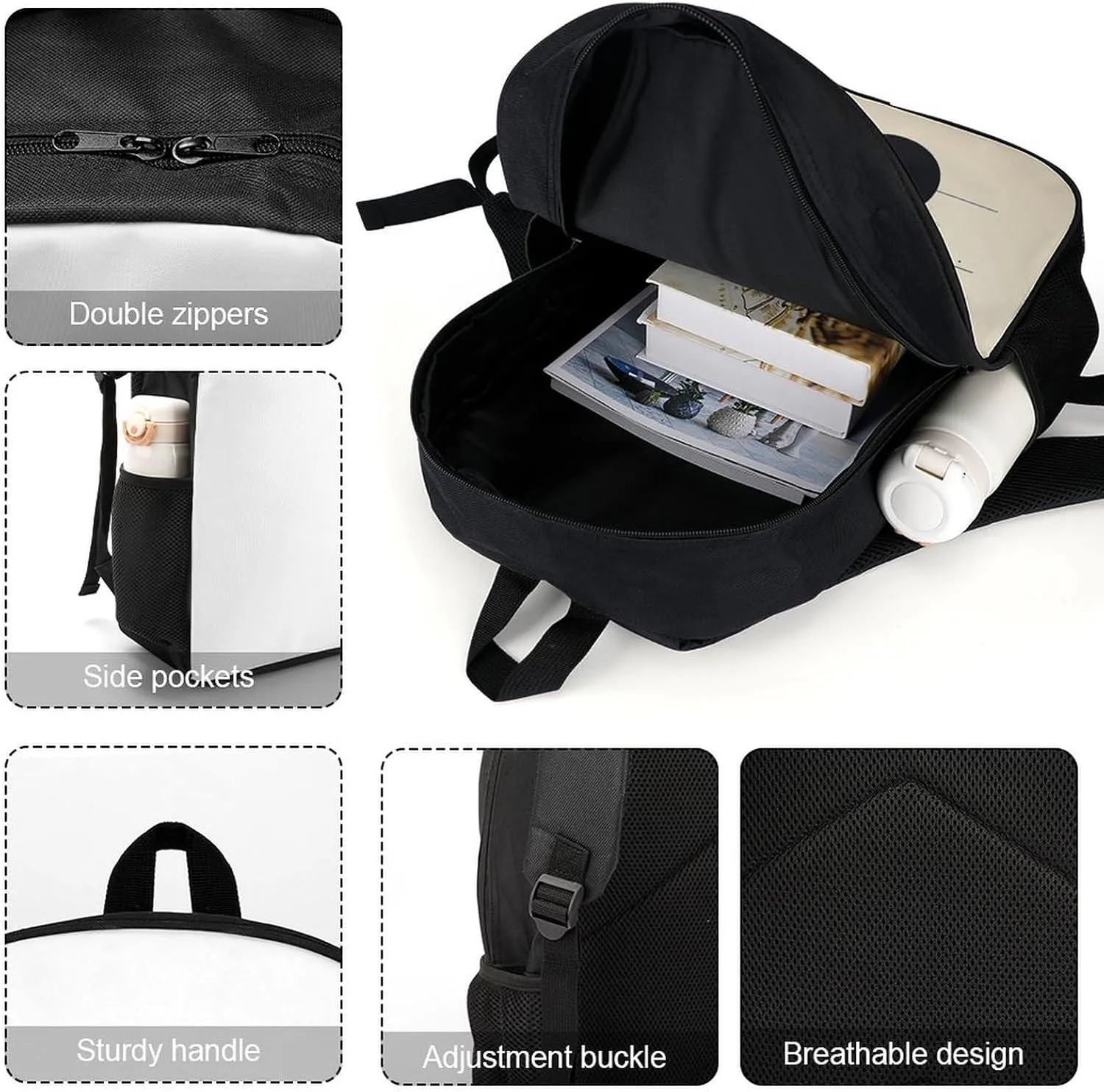 Laptop Backpack for Men 17 Inch Warm Colors Work Casual Backpack Lightweight Travel Shoulder Bag