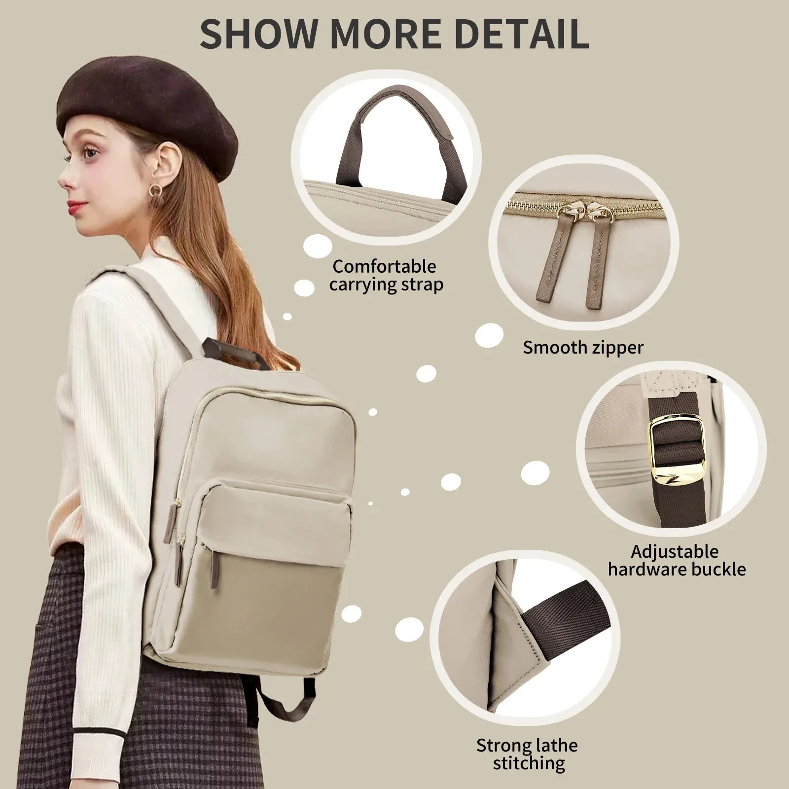 Large Capacity Backpack for Women
