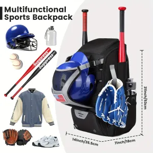 Large Capacity Baseball/Softball Backpack