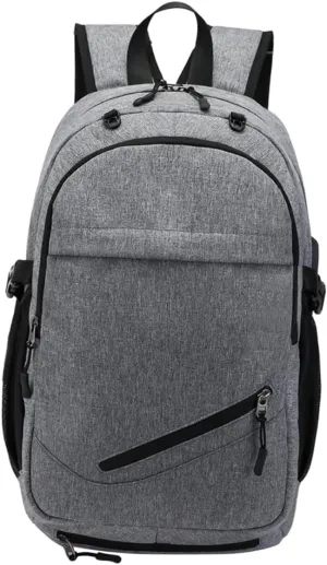Large Capacity Oxford Cloth Backpack Charging Basketball Net for Men