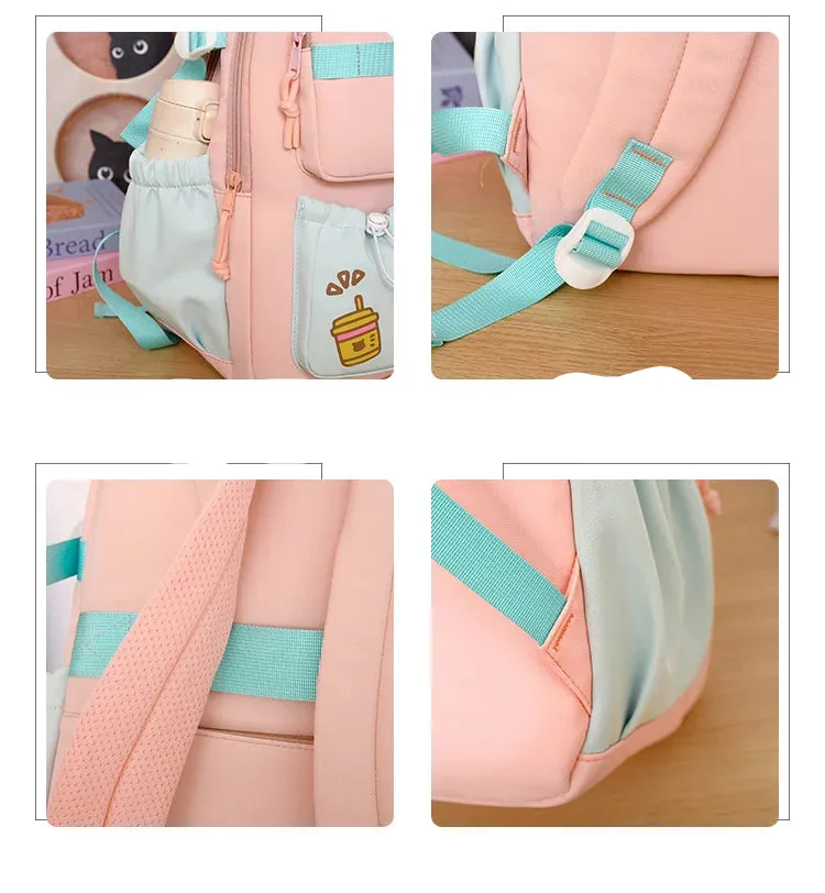 Large Capacity Trendy Korean Style Girls Backpack