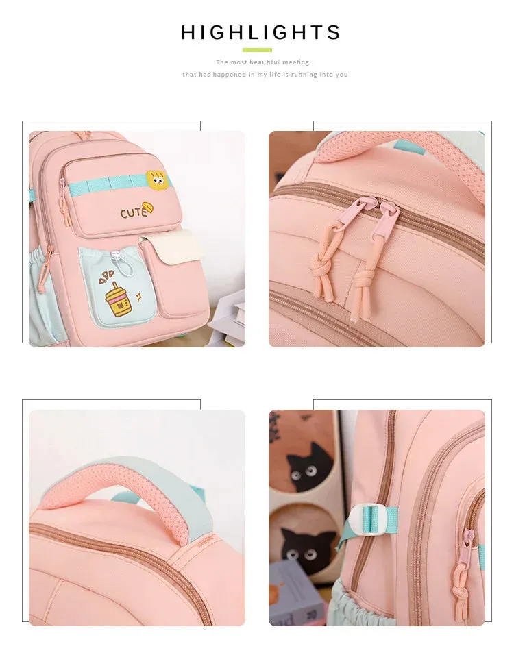 Large Capacity Trendy Korean Style Girls Backpack