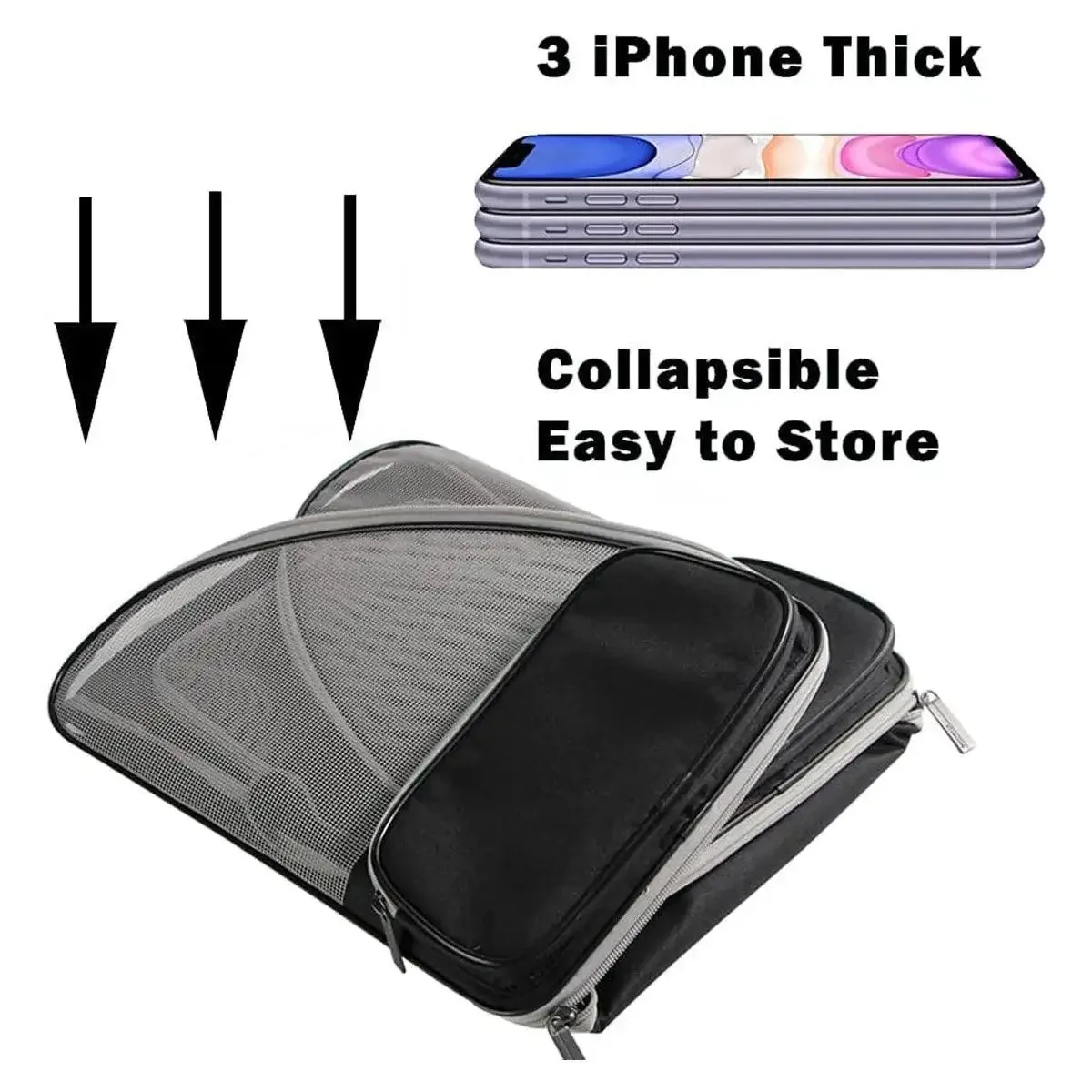Large Foldable Breathable Portable Cat Dog Bag Pet Backpack