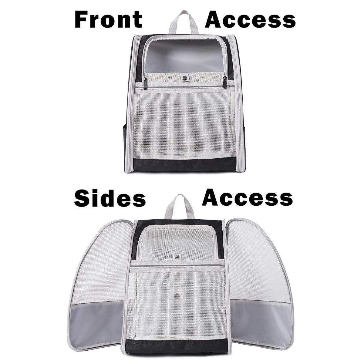 Large Foldable Breathable Portable Cat Dog Bag Pet Backpack