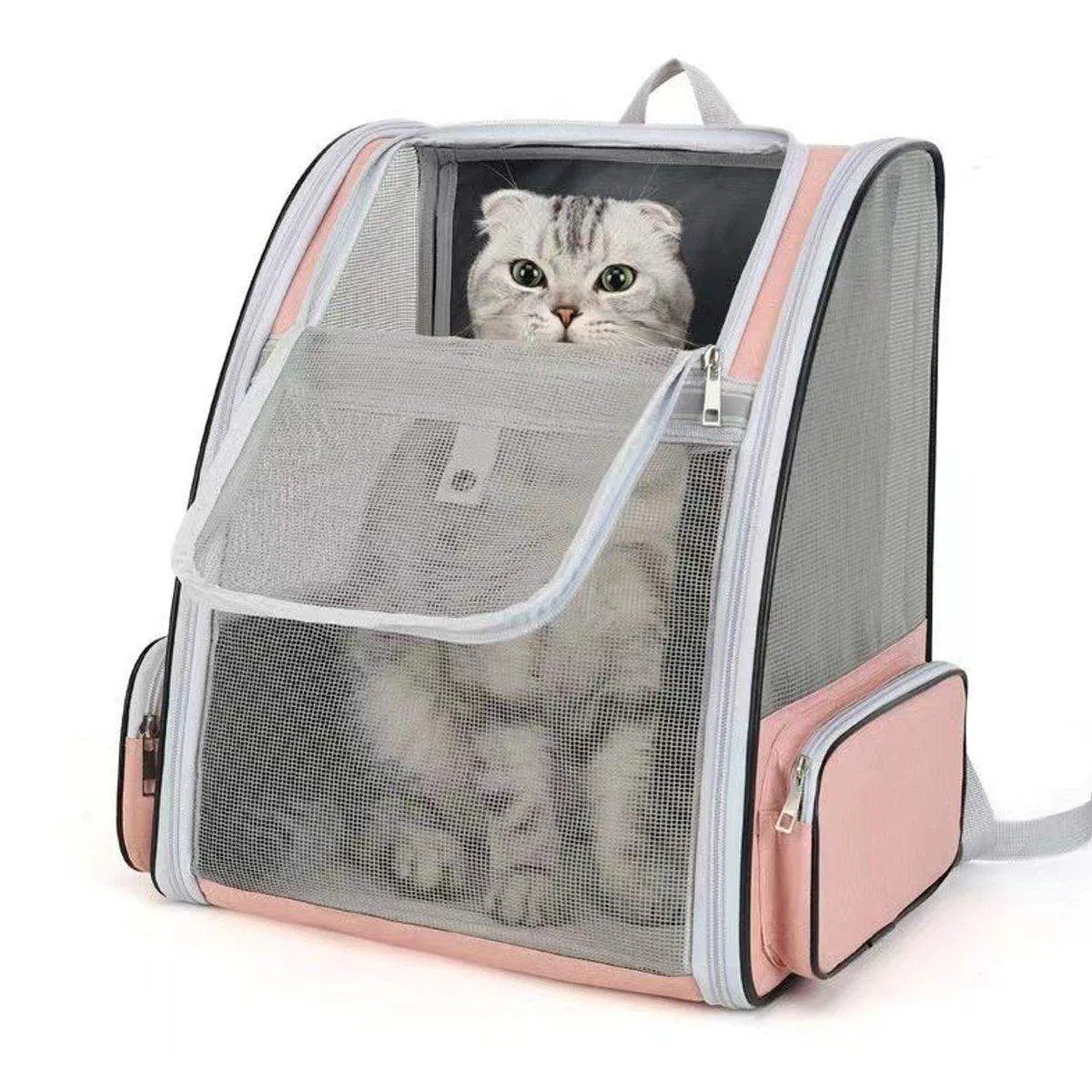 Large Foldable Breathable Portable Cat Dog Bag Pet Backpack