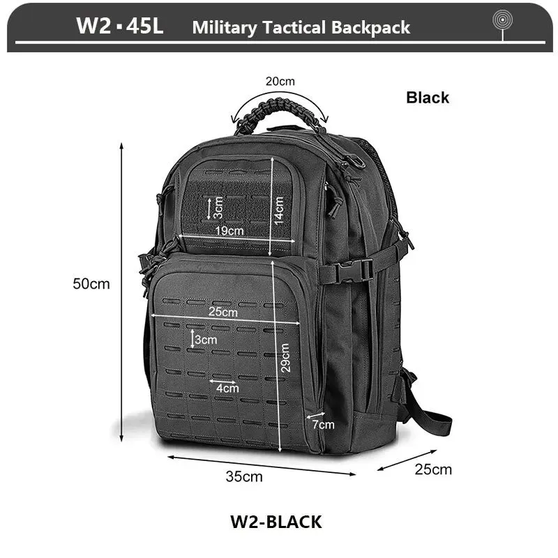 Large Waterproof Tactical Backpack for Outdoor Adventures