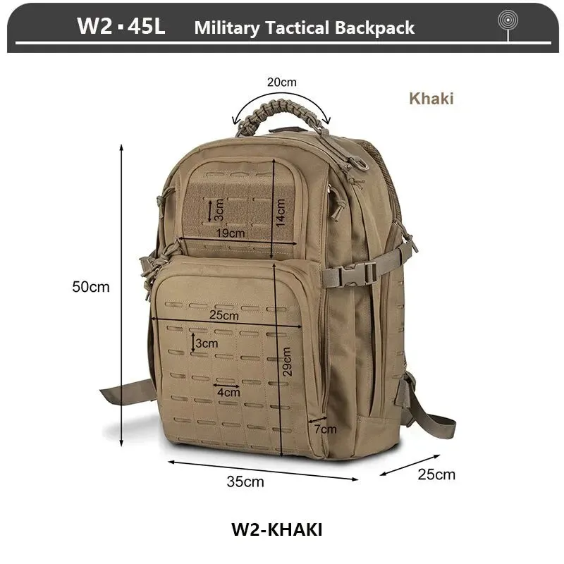 Large Waterproof Tactical Backpack for Outdoor Adventures